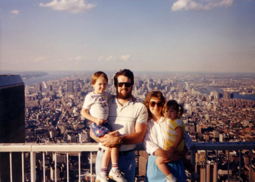 MY_WTC #132 | Steve 1986 | Family on top of the World