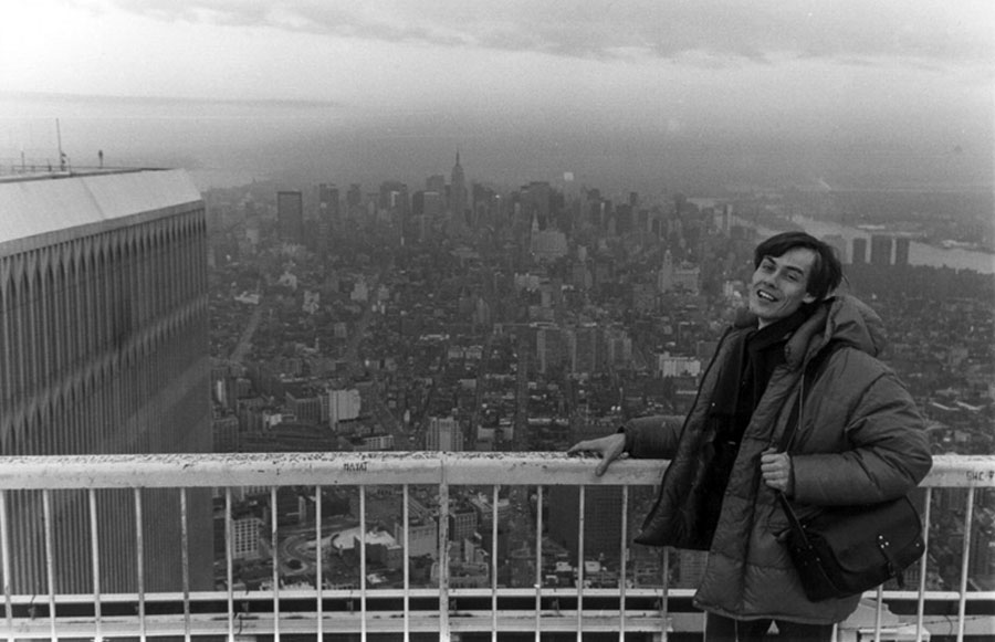 MY_WTC #162 | Patrick, March 1984 | On the roof with F.
