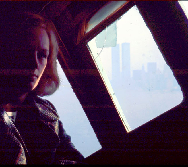 MY_WTC #169 | Renate & Detlef 1974 | Renate inside the crown of the Statue of Liberty