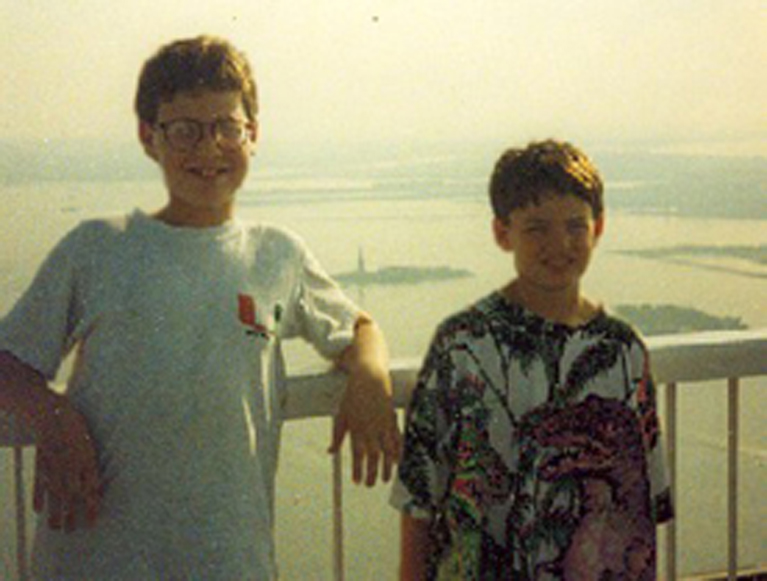 MY_WTC #184 | Roni, early 1990's | My Brother and I