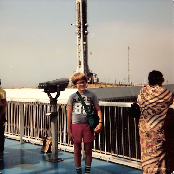 MY_WTC #228 | Matt mid 1980's | on top of the WTC