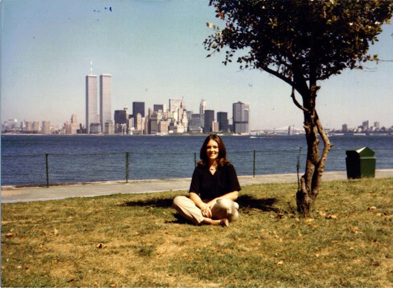 MY_WTC #253 | Cynthia | Twin Towers late 1980, from Liberty Island