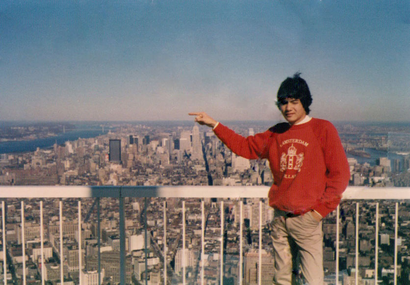 MY_WTC #258 | Reice | Reice Hamel Jr. on Tower 1 World Trade Center NYC 1980