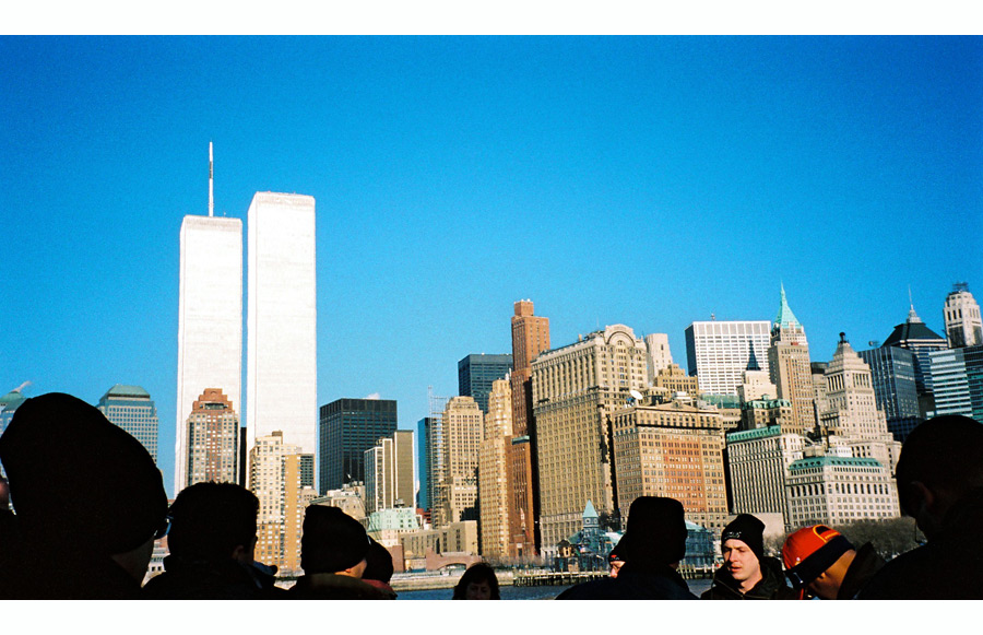 MY_WTC #409 | Jun 2000 | the passengers on boat, going to Liberty Island