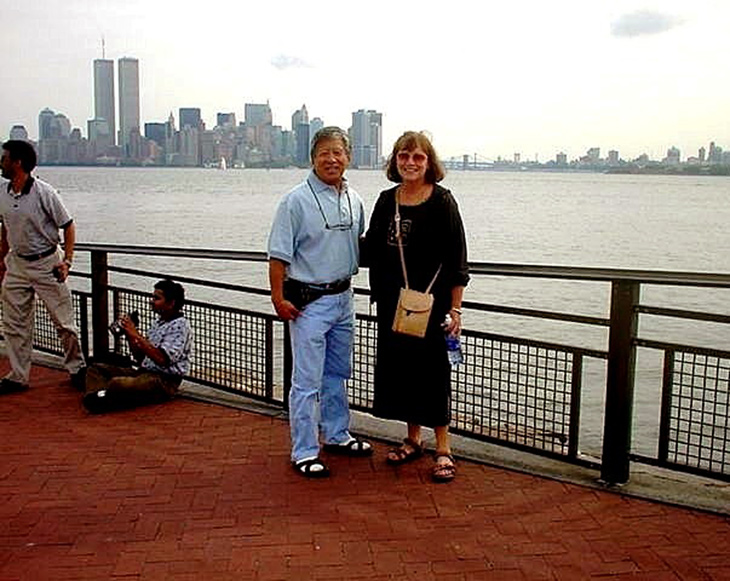 MY_WTC #448 | Allen & Donna September 4, 2001 | Liberty Island