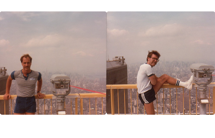 MY_WTC #488 | David 1984 | David & Peter on top of the world